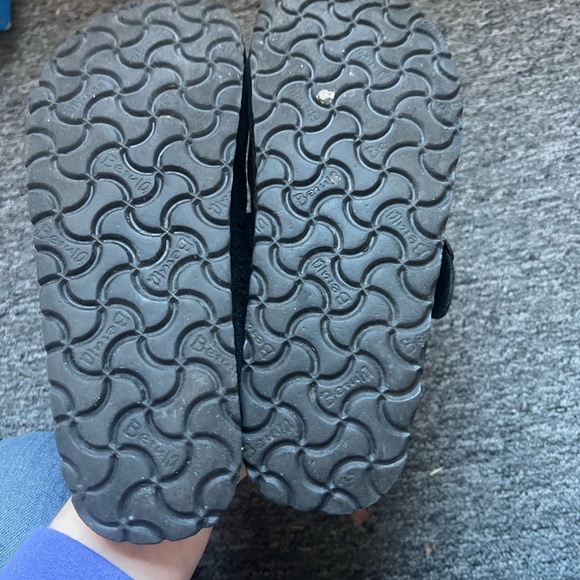 Birkenstock Black Suede Boston Clogs by Betula, size 37 - Picture 5 of 7